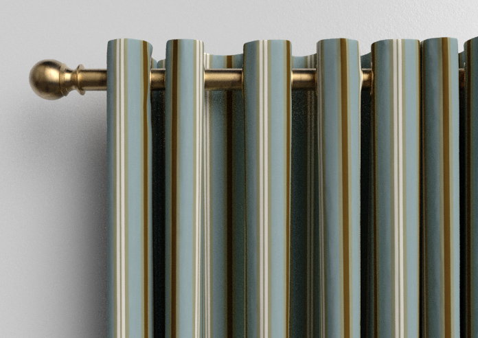 The British Stripe Co. Charles, Derwent No.1 - Made to Measure Curtains - Image 12